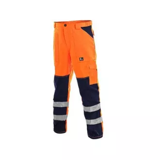 CXS NORWICH, moške opozorilne hlače, oranžno-modre, velikost