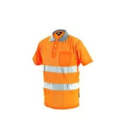 Moška odsevna polo majica DOVER, oranžna, velikost