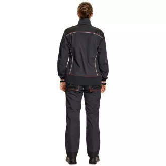 KNOXFIELD LADY jakna antracit/rdeča KNOXFIELD LADY jakna antracit/rdeča