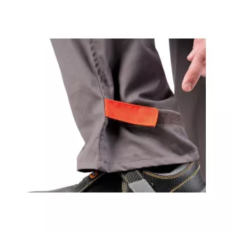DESMAN hlače do pasu sive/oranžne barve