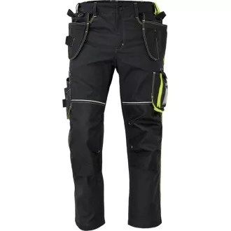 KNOXFIELD 320 hlače antracit/rdeča 46