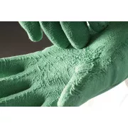 Namočite rokavice COOT. v zelenem lateksu