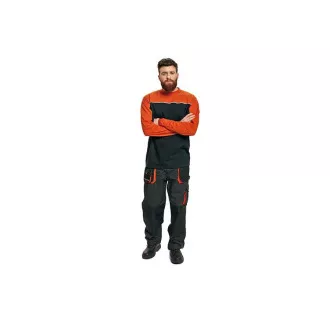 EMERTON majica z dolgimi rokavi črna