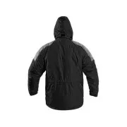 Moška zimska bunda FREMONT, črno-siva, velikost