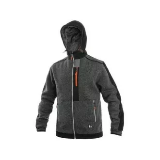 Jakna CXS INDIANAPOLIS, moška, siva - črna - oranžna, velikost 4,5 mm. S Jakna CXS INDIANAPOLIS, moška, siva - črna - oranžna, velikost 4,5 mm. S