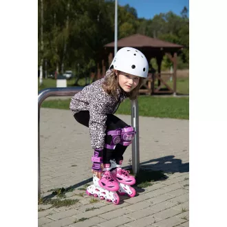 Rolerji 4v1 Enero KIDS - roza in bela