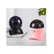 Nočni LED projektor zvezd z USB
