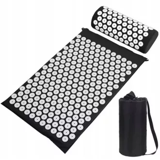 Akupresurna podloga za vadbo PREMIUM z blazino 67x42x2 cm