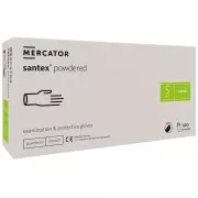 SANTEX POWDERED - rokavice za telo iz lateksa v prahu, 100 kosov