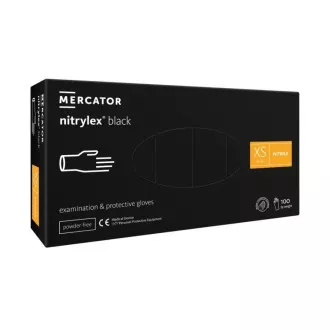 NITRYLEX BLACK - Nitrilne rokavice (brez prahu), črne, 100 kosov