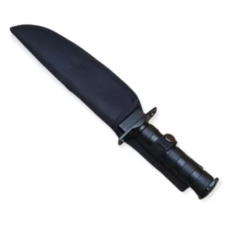 Taktični nož MILITARY FINKA SURVIVAL 35 cm črna/srebrna