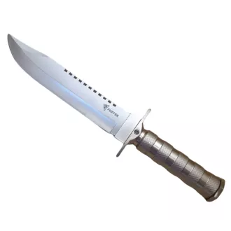Taktični nož MILITARY FINKA SURVIVAL 35 cm črna/srebrna
