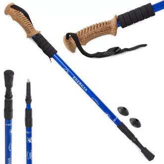 Treking palice za nordijsko hojo z ergonomskim ročajem iz plute, 135 cm, 2 kosa