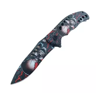 Zložljivi taktični nož SKULL 20 cm
