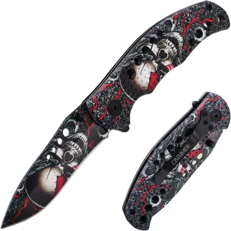 Zložljivi taktični nož SKULL 20 cm