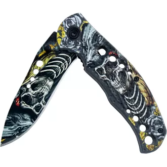 Zložljivi taktični nož SKULL 20 cm