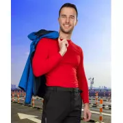 ARDON®CUBA majica z dolgimi rokavi rdeča | H13012/