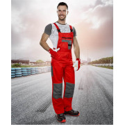 ARDON®2STRONG rdeče/sive lakirane hlače 46 | H9605/46