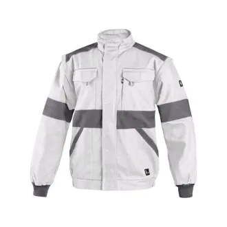 Bluza CXS LUXY EDA, moška, belo-siva, velikost