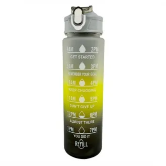 Motivacijska športna steklenica 3v1, 2000 ml   900 ml   300 ml