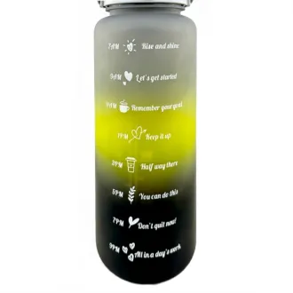 Motivacijska športna steklenica 3v1, 2000 ml   900 ml   300 ml