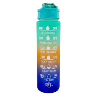 Motivacijska športna steklenica 3v1, 2000 ml   900 ml   300 ml