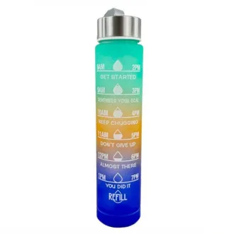 Motivacijska športna steklenica 3v1, 2000 ml   900 ml   300 ml