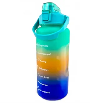 Motivacijska športna steklenica 3v1, 2000 ml   900 ml   300 ml