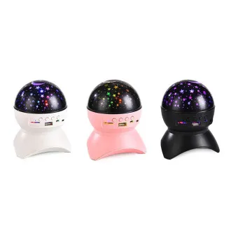 Nočni LED projektor zvezd z USB