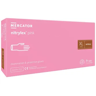 NITRYLEX PINK - Nitrilne rokavice (brez prahu), roza, 100 kosov NITRYLEX PINK - Nitrilne rokavice (brez prahu), roza, 100 kosov