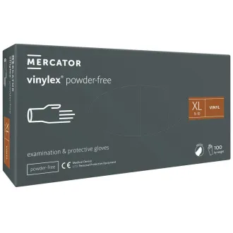 VINYLEX brez prahu - Vinilne rokavice (brez prahu), bele, 100 kosov