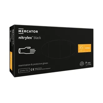 NITRYLEX BLACK - Nitrilne rokavice (brez prahu), črne, 100 kosov