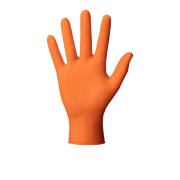 MERCATOR® GOGRIP - Nitrilne rokavice, brez prahu, 50 kosov, oranžne