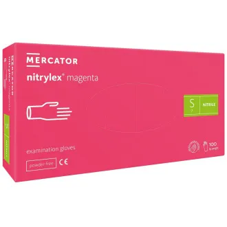 NITRYLEX MAGENTA - Nitrilne rokavice (brez prahu), 100 kosov NITRYLEX MAGENTA - Nitrilne rokavice (brez prahu), 100 kosov