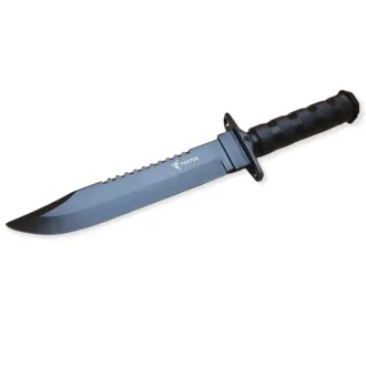 Taktični nož MILITARY FINKA SURVIVAL 35 cm črna/srebrna
