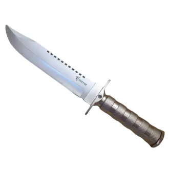 Taktični nož MILITARY FINKA SURVIVAL 35 cm črna/srebrna
