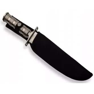 Taktični nož MILITARY FINKA SURVIVAL 35 cm črna/srebrna