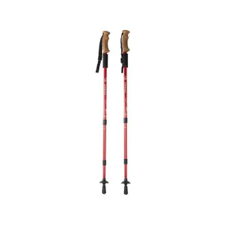 Treking palice za nordijsko hojo z ergonomskim ročajem iz plute, 135 cm, 2 kosa