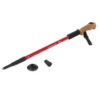 Treking palice za nordijsko hojo z ergonomskim ročajem iz plute, 135 cm, 2 kosa
