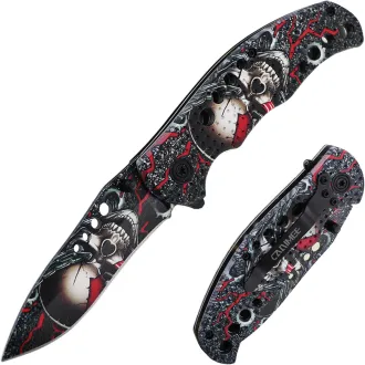 Zložljivi taktični nož SKULL 20 cm