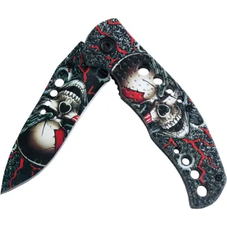 Zložljivi taktični nož SKULL 20 cm