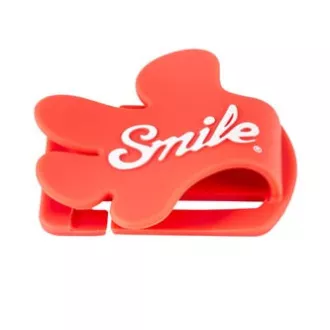 Sponka za pokrovček objektiva Smile Giveme5, rdeča, 16400, PRODAJA