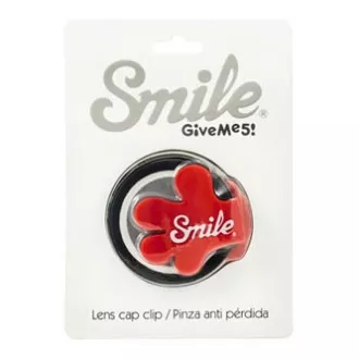 Sponka za pokrovček objektiva Smile Giveme5, rdeča, 16400, PRODAJA