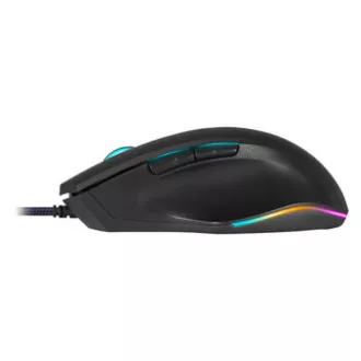 Žična miška Defender Wolverine GM-700L RGB, črna, 12800DPI