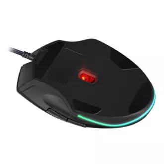 Žična miška Defender Wolverine GM-700L RGB, črna, 12800DPI