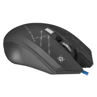 Žična miška, Defender Forced GM-020L, črna, optična, 3200DPI Žična miška, Defender Forced GM-020L, črna, optična, 3200DPI