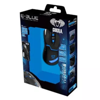 E-blue Cobra 622 žična miška, črna, 1600DPI, PRODAJA