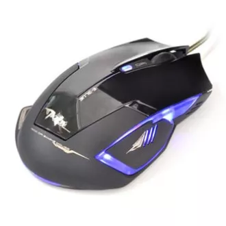 E-blue Mazer R Žična miška, črna, 2400DPI
