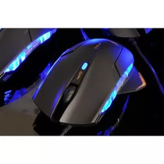 E-blue Mazer R Žična miška, črna, 2400DPI