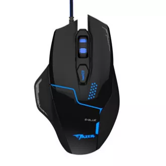E-blue Mazer V2 Žična miška, črna, 2500DPI